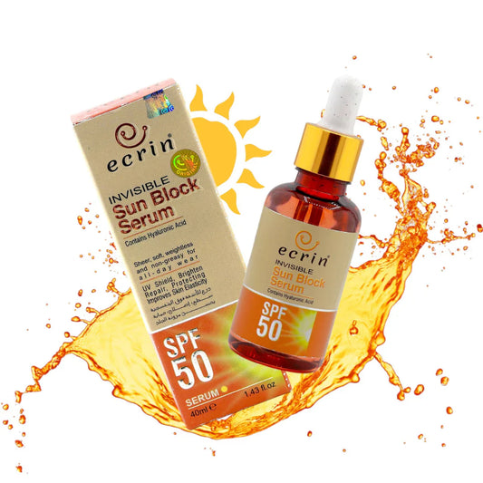 Ecrin Sun Block Serum (invisible) - 40ml - Get Incredible Results